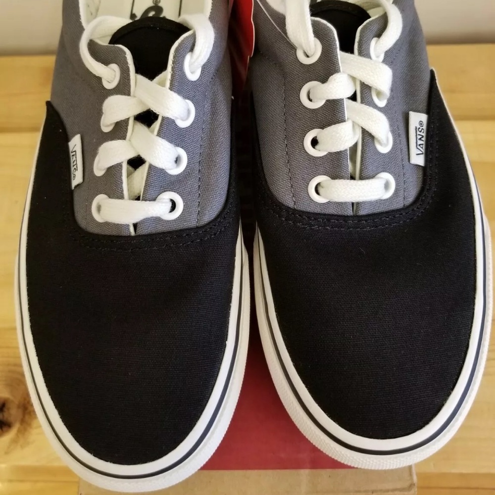 VANS  ERA PLATFORM 2 TONE BLACK/PEWTER SHOES WOMEN - Picture 9 of 16